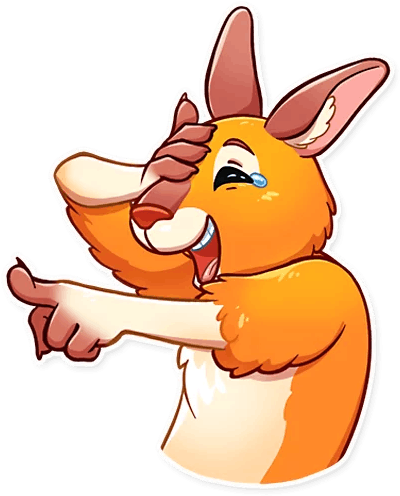 Kangaroo Stickers Pack - Кенгуру Стикеры (512x512)