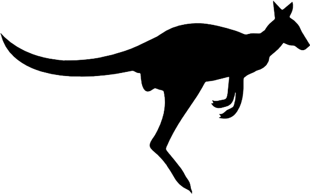 Kangaroo Silhouette Png Transparent Image Png Arts - Mammal (1200x630)