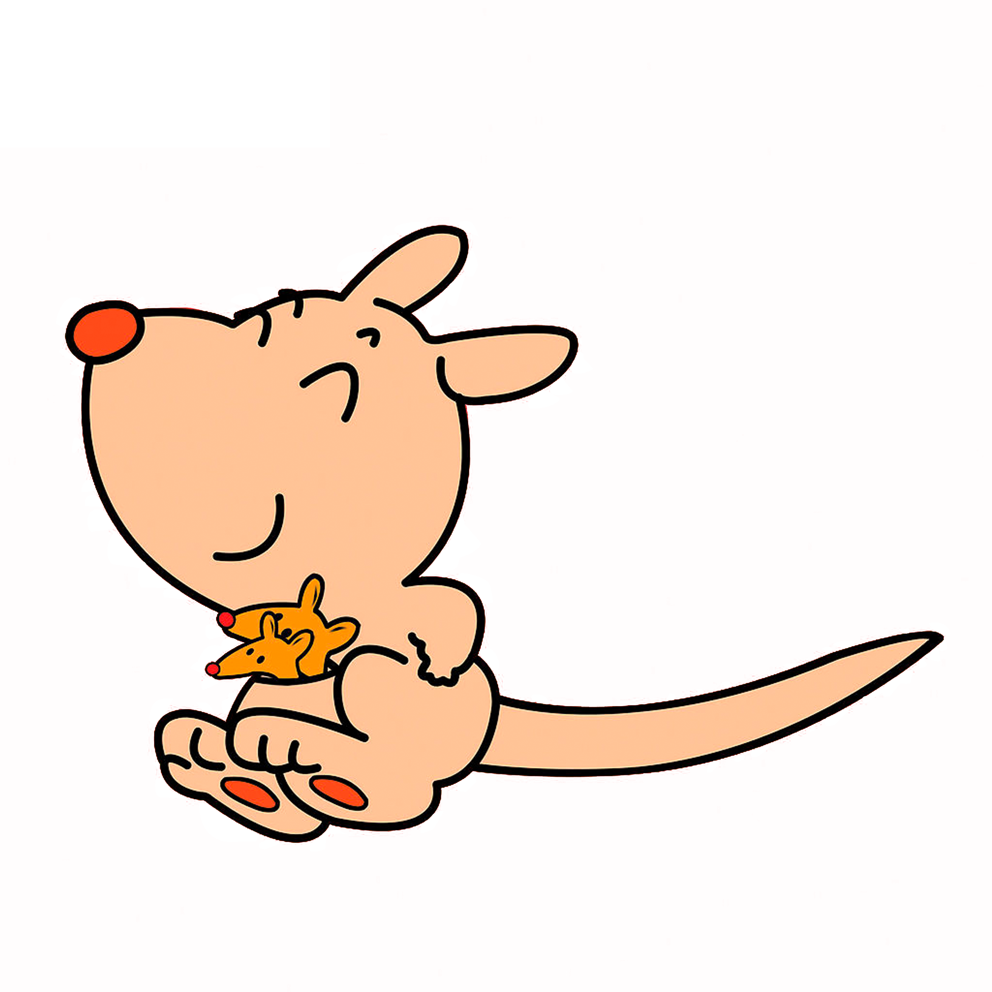 Clip Art A With Funny Smile Transprent - Cartoon (5000x5000)