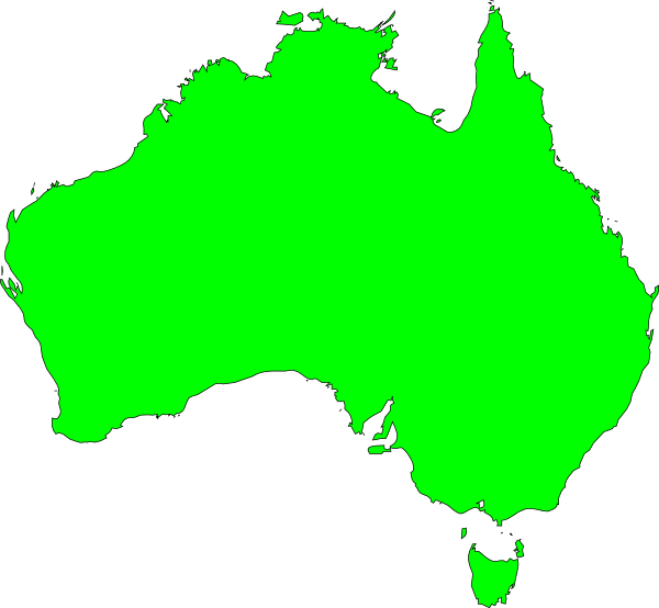 Map Of Australia Png (600x554)