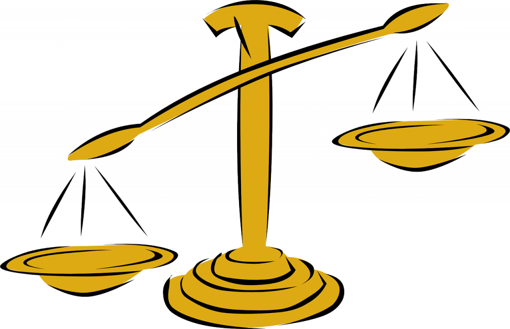 Tak Ada Perlindungan Secara Hukum - Balance Clipart (1024x661)