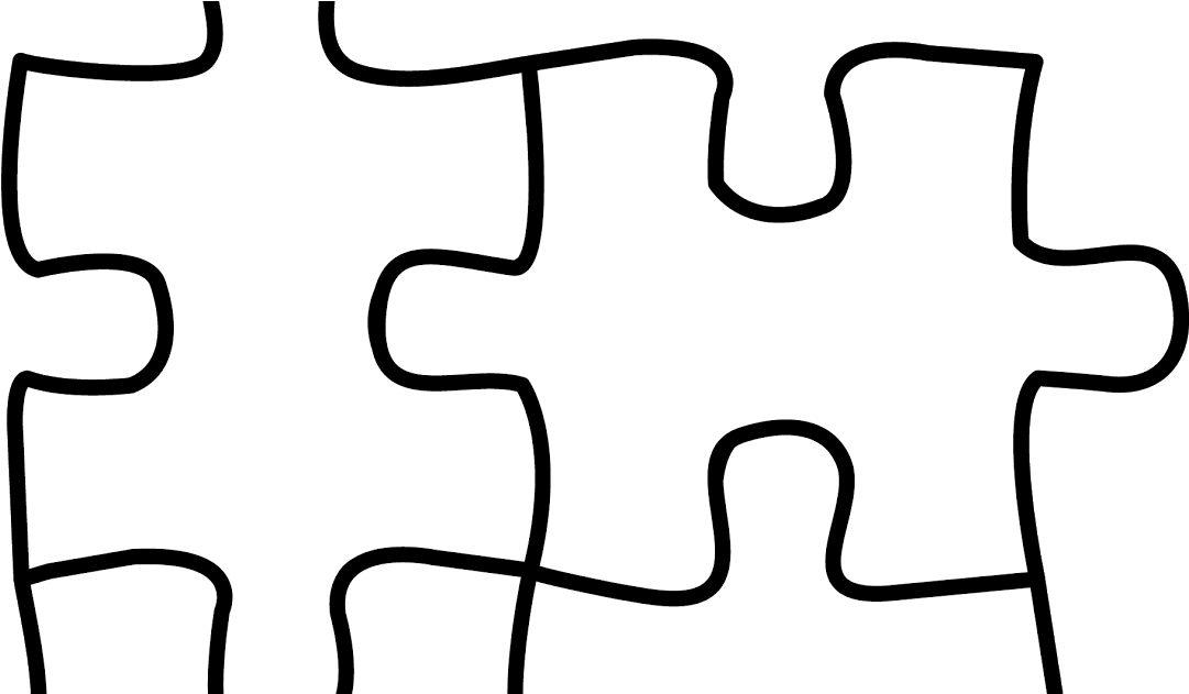 Jesus Christ Is Final Puzzle - Puzzle Black And White Clipart Png (1200x630)
