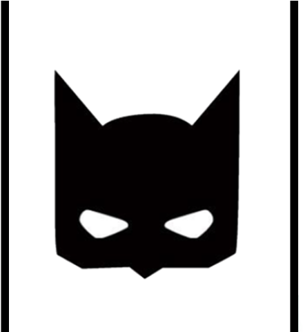 Batman Mask Clipart Print - Batman Mask Clip Art (640x480)
