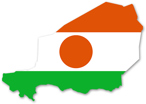 Shop Clipart Transparent - Carte Du Niger Png (500x361)
