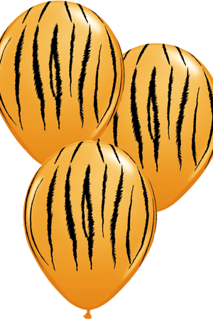 Tiger Print Clipart Colourful - Balloon (300x450)
