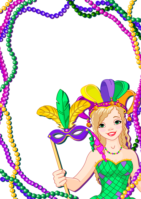 Cartoon Mardi Gras Jester Clipart Mardi Gras Mask Clip - Purim Wish (567x800)