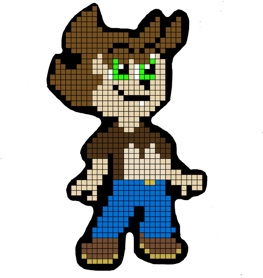 Tiny Pixel Art By Vaporeon1511 - Cartoon (894x894)