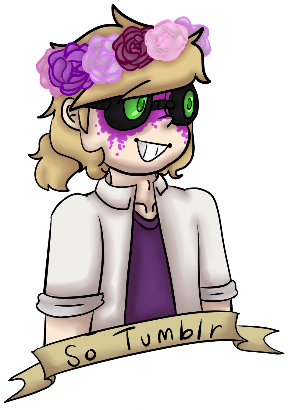 So Tumblr Neurotic Doodle On Deviantart Png Png Clipart - Cartoon (1024x1374)