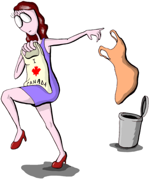 Banner Black And White Fashion Transparent Cartoon - Cartoon (500x488)