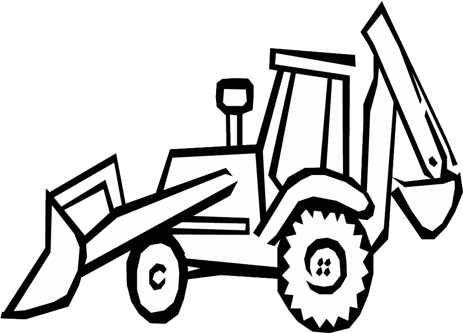 Baby Rattle Clip Art Black And White, Baby Penguin - Desenho De Trator Para Colorir (941x677)