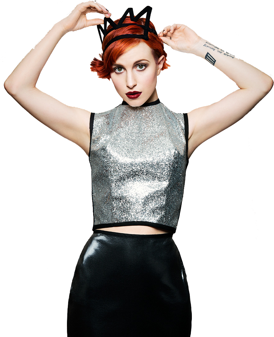 Hayley Williams Clipart Png Hayley - Hayley Williams No Background (892x1200)