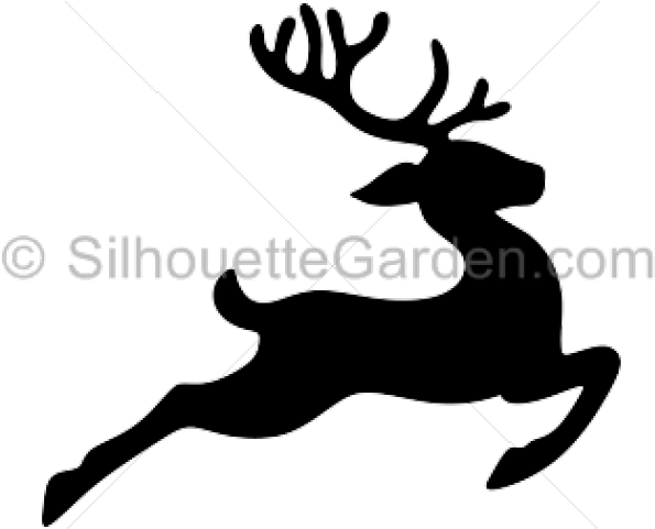 Sleigh Clipart Flying Reindeer - Reindeer Flying (640x480)