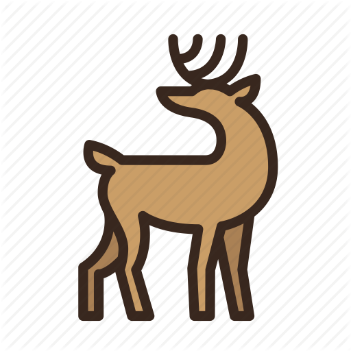 512 X 512 2 - Merry Christmas Deer Png (512x512)