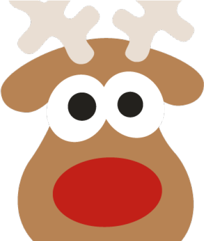 Masks Clipart Reindeer - Cartoon (640x480)