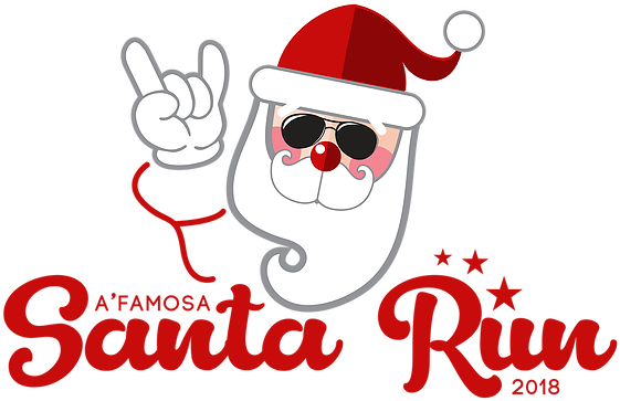 Santa Run Logo - Cartoon (576x370)
