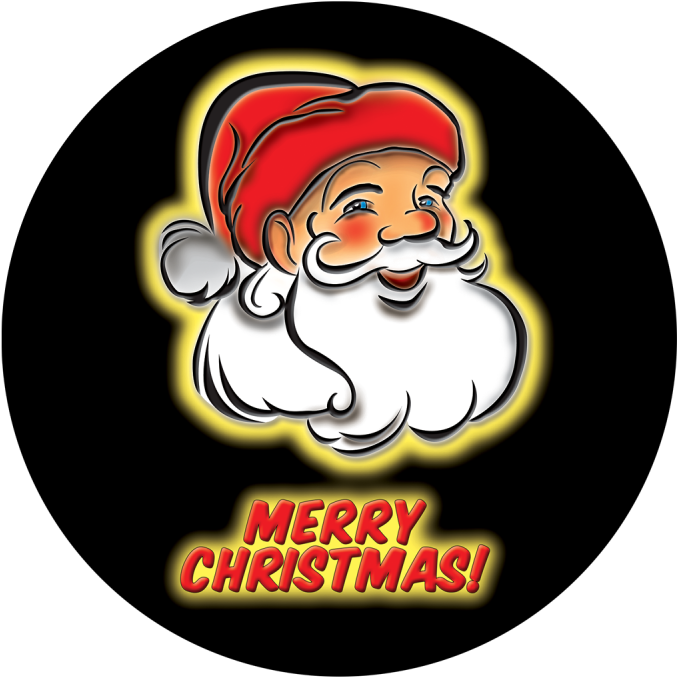 Apollo Design 3456 Classic Santa Colourscenic Glass - Santa Claus (800x800)