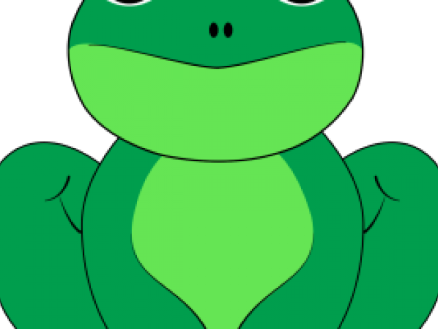 Green Frog Clipart Five - Cartoon (640x480)