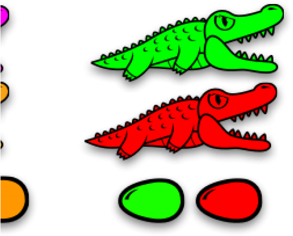 Crocodile Clipart Alligator Egg - Crocodile Cartoon (640x480)