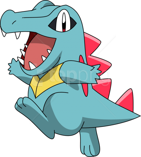 Free Png Download Pokemon Clipart Png Photo Png Images - Pokemon Totodile (480x536)