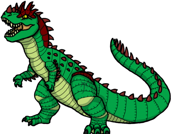 Crocodile Clipart Atomic Theory - Animal Figure (640x480)