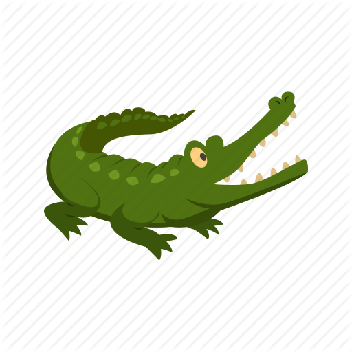 Alligator Clipart Pink - Icon (512x512)