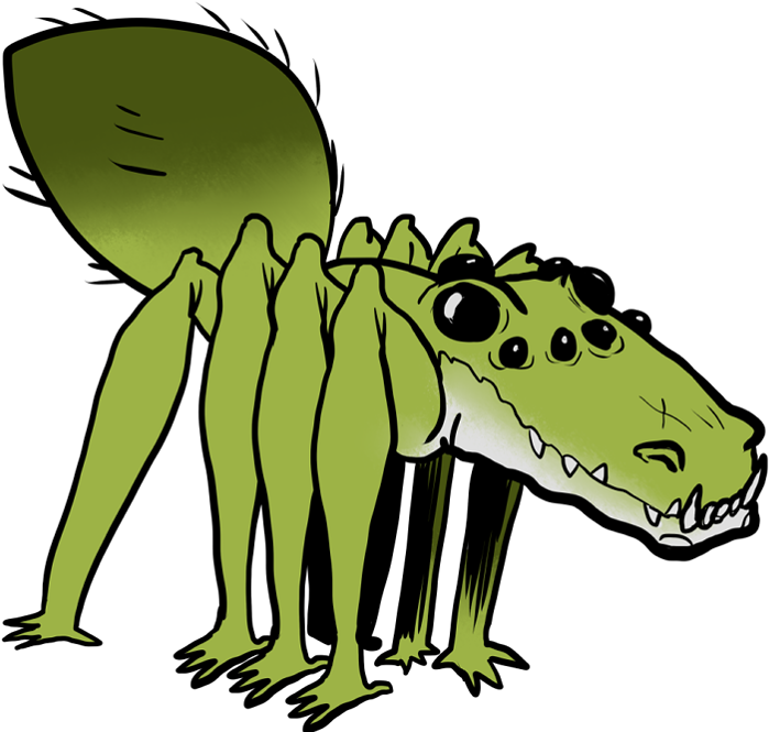 Gator Clipart Cool - Gator Clipart Cool (798x666)