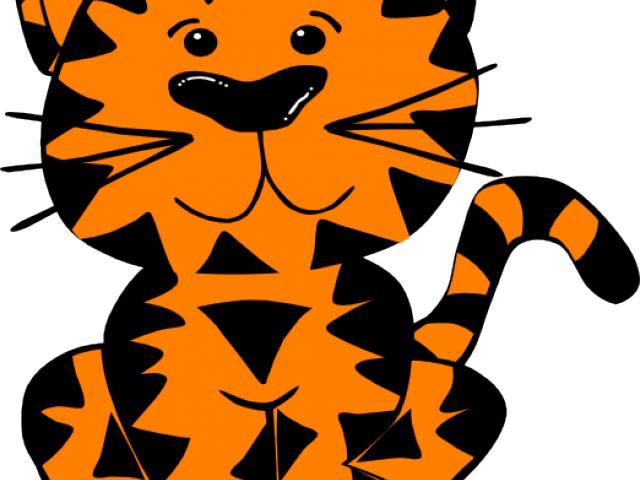 Tiger Clipart Clip Art - Cartoon Cat (640x480)