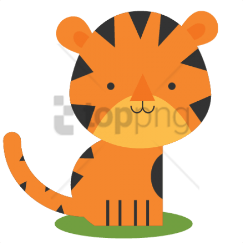 Free Png Tiger Cute Png Image With Transparent Background - Tiger Clip Art Transparent Background (480x480)