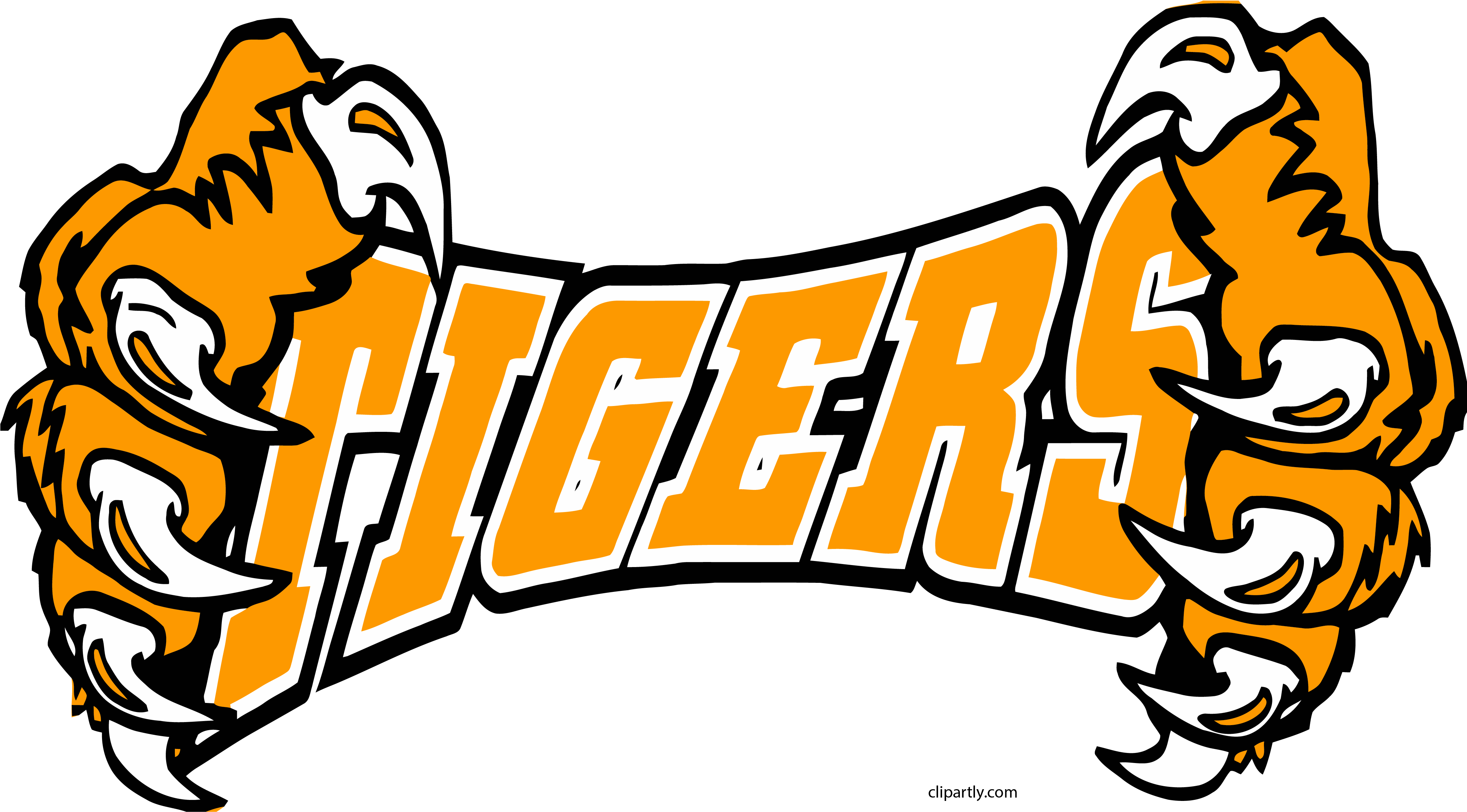 Tigers Hands Clipart Png - Tiger Claw Clipart (4370x2449)
