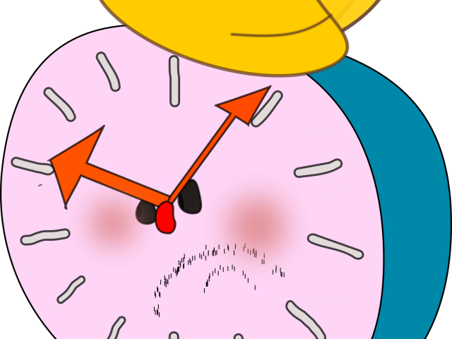 Alarm Clipart Angry - Alarm Clock Cartoon Clipart (640x480)