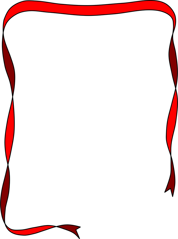 Clip Art Framess Co Blog Header Banners Ⓒ - Ribbon Frame Clip Art (720x966)