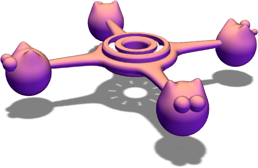 Crazy Cat Fidget Spinner - Crazy Cat Fidget Spinner (749x562)