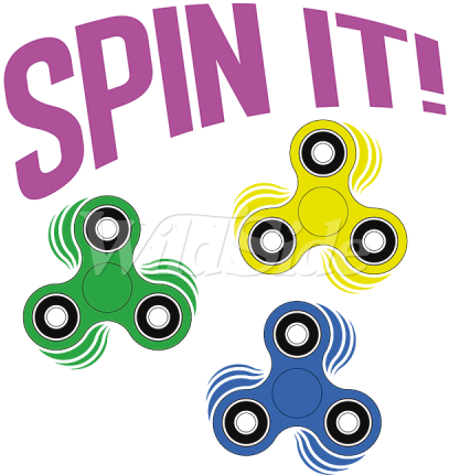 Spin It Fidget Spinners Neon - Botswana Accountancy College (450x450)