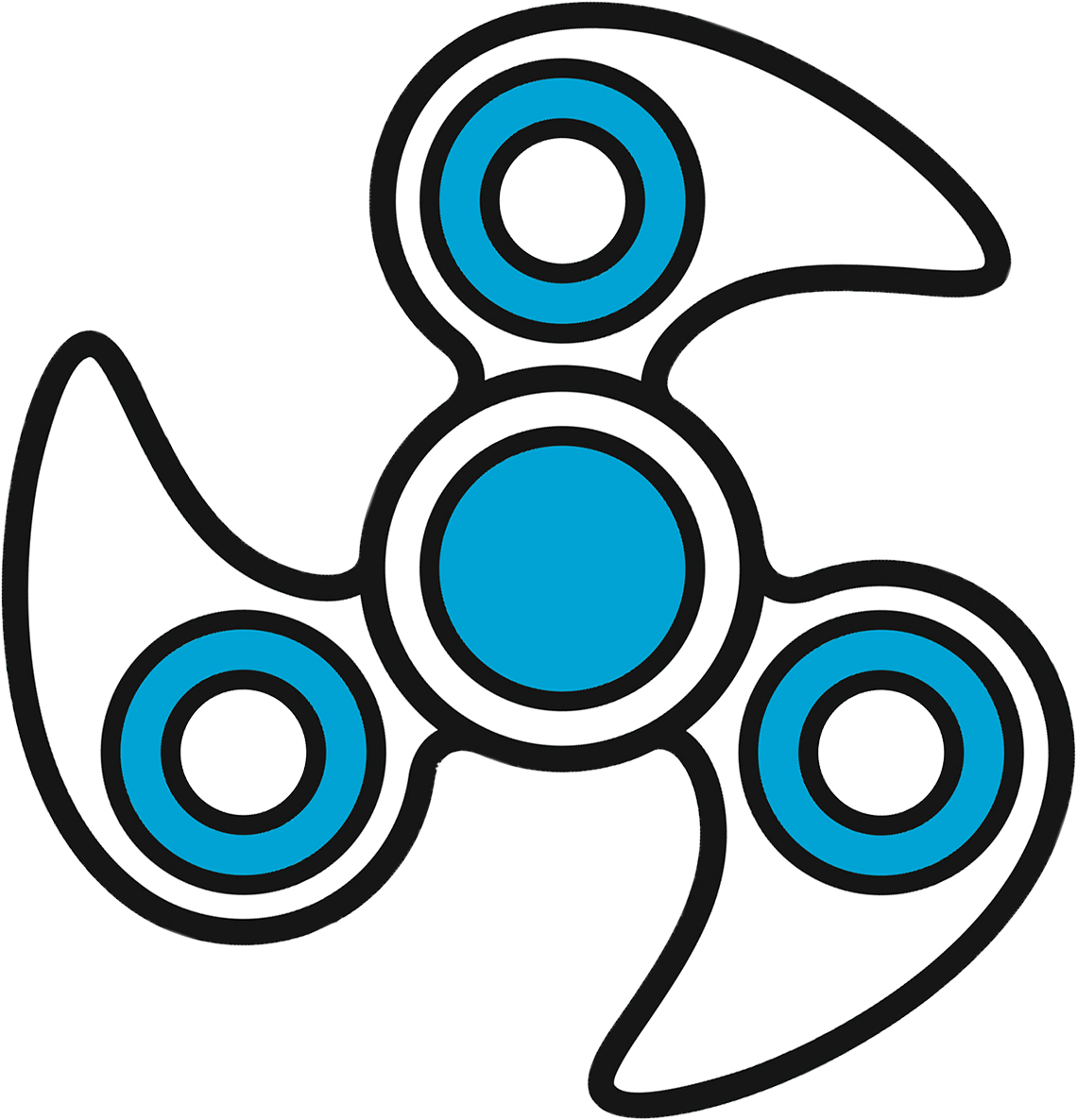 Fidget Spinner App & Stickers Messages Sticker-1 - Sticker De Spinner (1500x1500)
