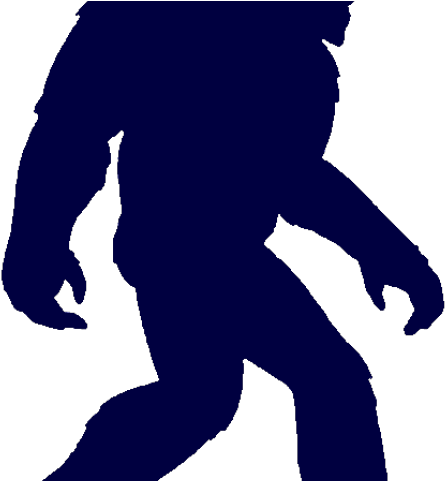 Bigfoot Clipart Svg - Bigfoot Sticker (640x480)
