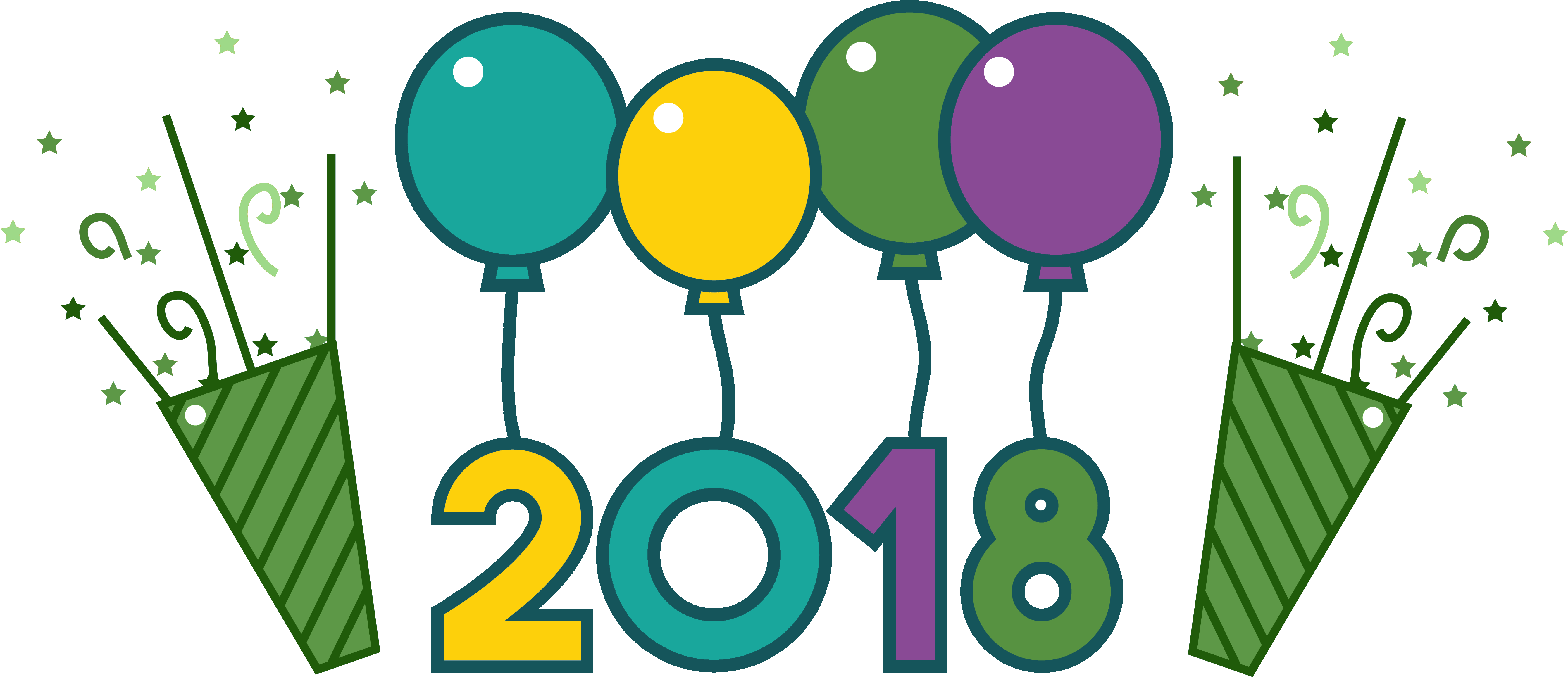 Happy New Year 2018-02 - Happy New Year 2018-02 (5833x2717)