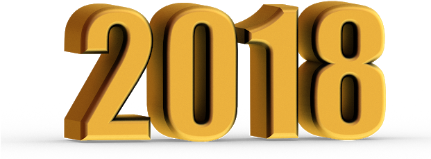 Transparent Happy New Year - Happy New Year 2019 3d Png (620x354)