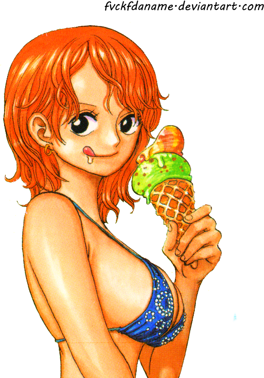 Nami One Piece Render Fvckfdaname On Deviantart Png - Nami Manga Render (1024x1273)