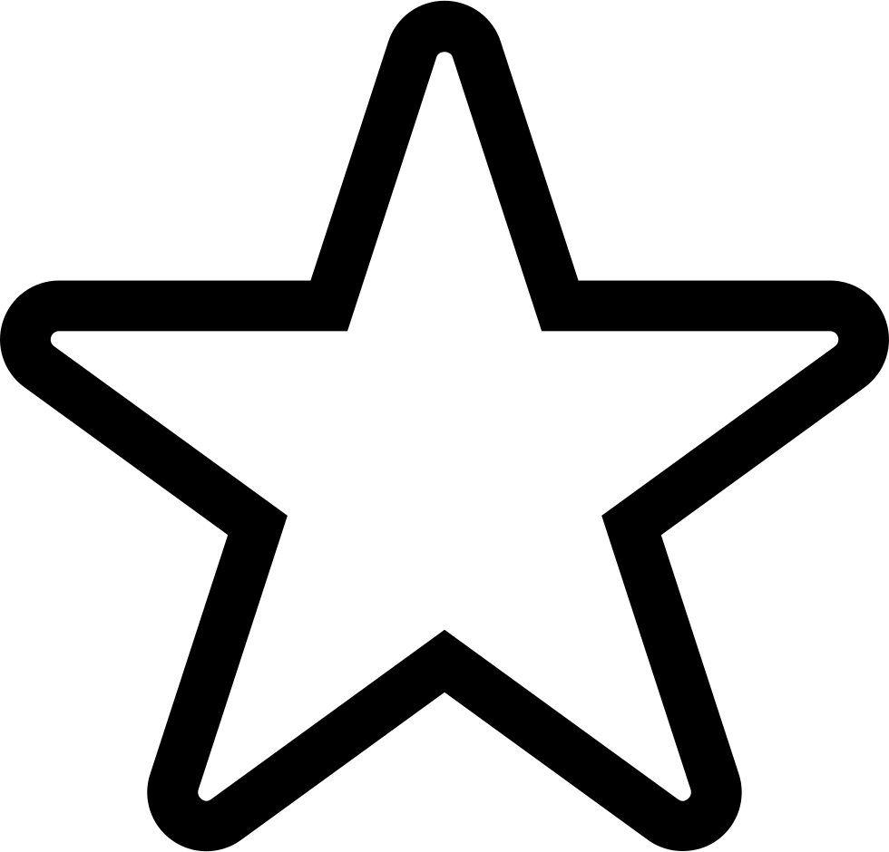 980 X 940 2 - Star Outline (980x940)