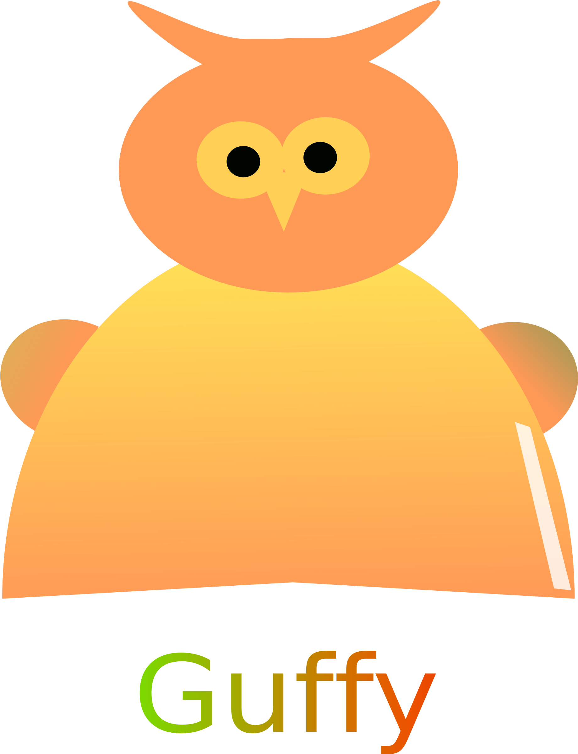 Clipart - Guffy Owl - Clipart - Guffy Owl (2668x2400)
