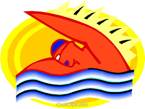 Symbole De La Natation Vecteurs De Stock Et Clip-art - Symbole De La Natation Vecteurs De Stock Et Clip-art (480x361)