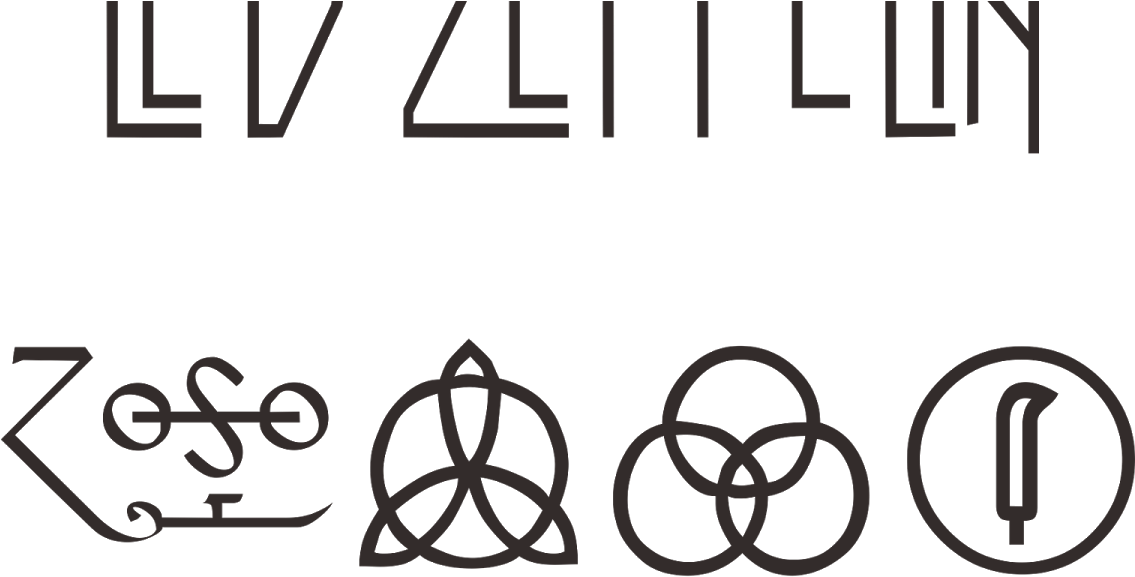 Led Zeppelin Logo Png - Led Zeppelin Symbols (1200x630)