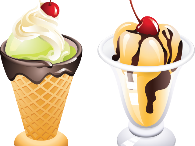 Cream Clipart Glass Clipart - Cold Ice Cream Png (640x480)