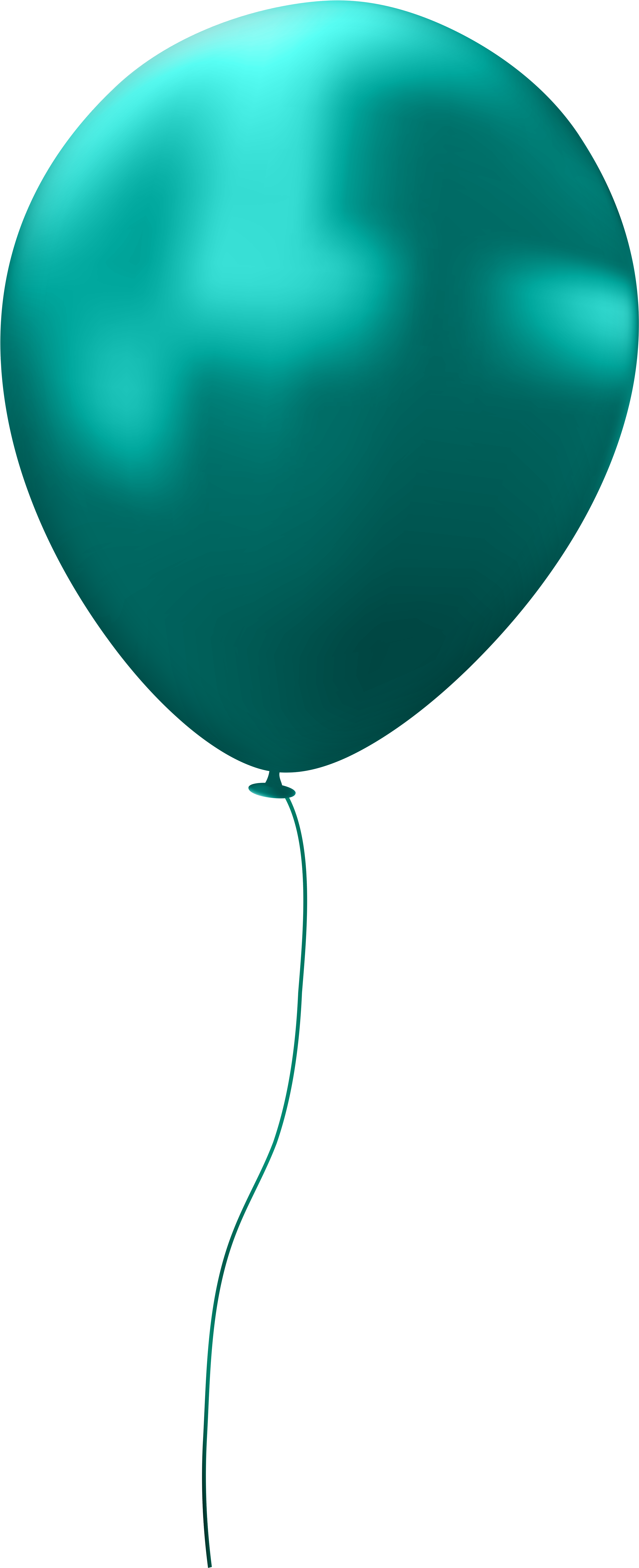 Single Balloon Png Clip Art Image - Transparent Background Balloon Png (3333x8000)
