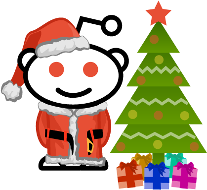 Christmas - Secret Santa Time Gif (990x396)