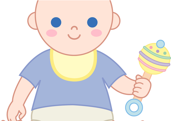 Baby Boy With Rattle Free Clip Art Newborn Rattles - Ann Kulanthai Pirakka Enna Seivathu (640x420)