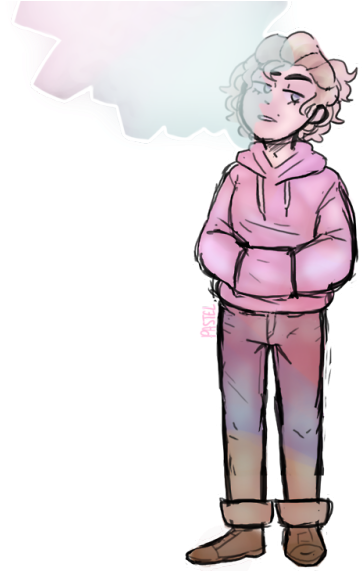 Lowkey Posting Just Bc Of The Colors On The Vape Cloud - Cartoon (500x570)