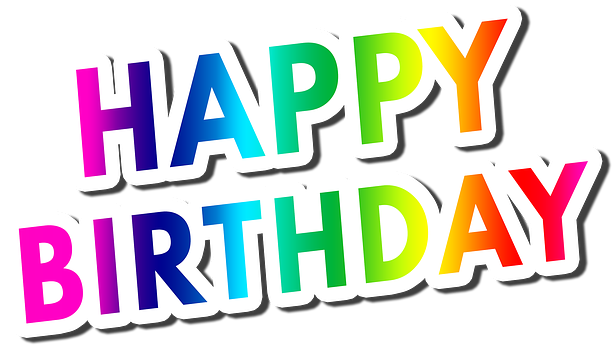 Happy Birthday Png - Happy Birthday Logo Png (640x373)