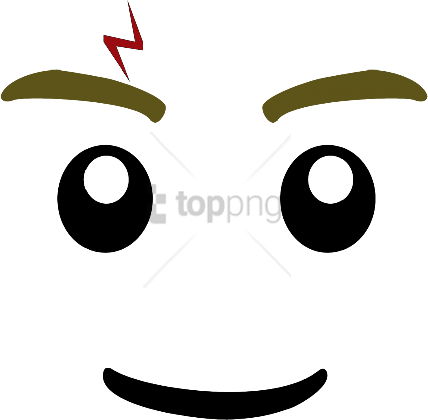 Free Png Lego Face Decals Transparent Png Image With - Lego Harry Potter Face (851x834)