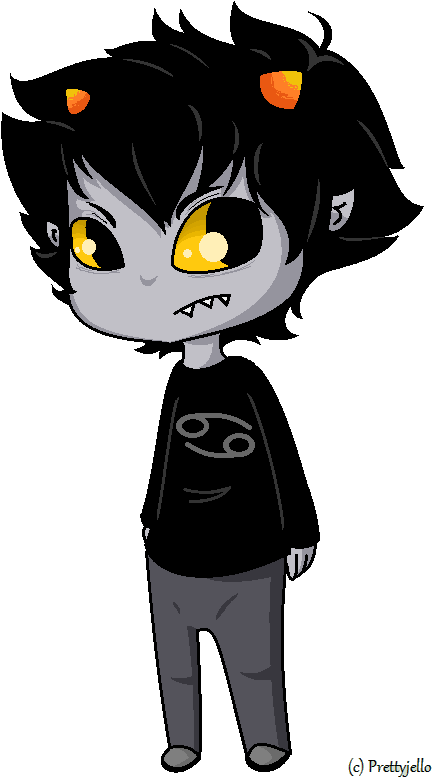 438 X 782 4 - Homestuck Chibi Transparent (438x782)